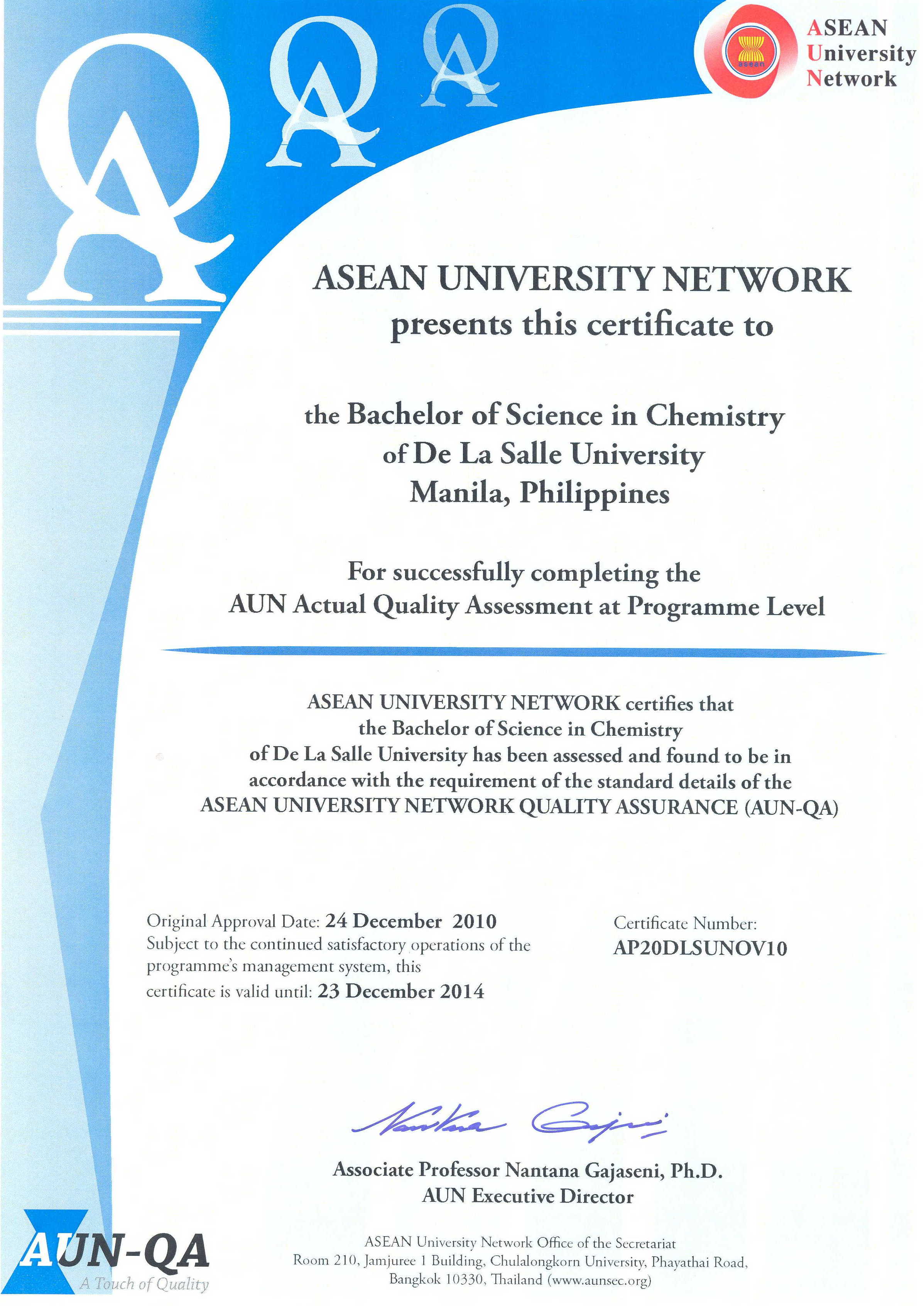 quality assurance and assessment professional certificate quality assurance and assessment professional certificate