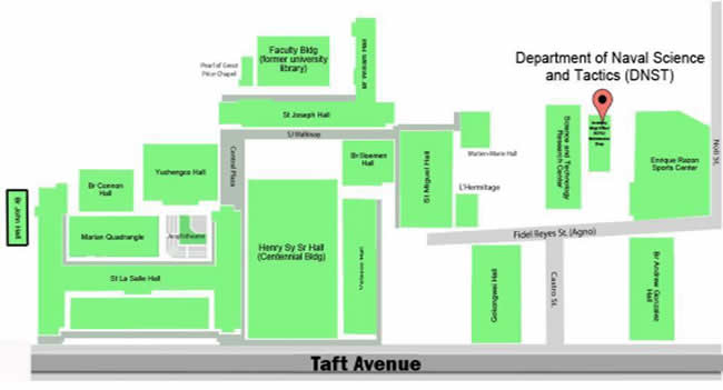 Rotc Map De La Salle University
