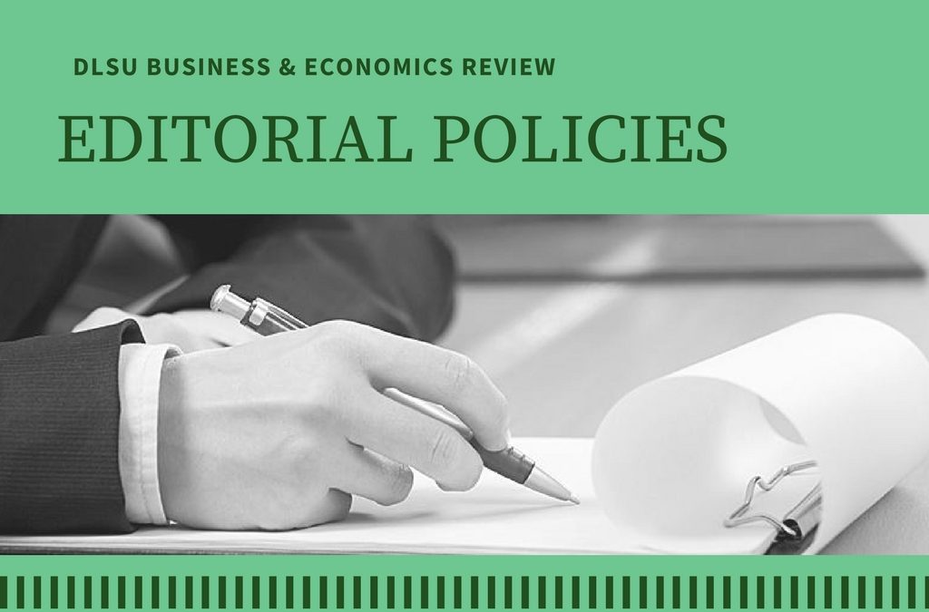 Editorial Policies - De La Salle University