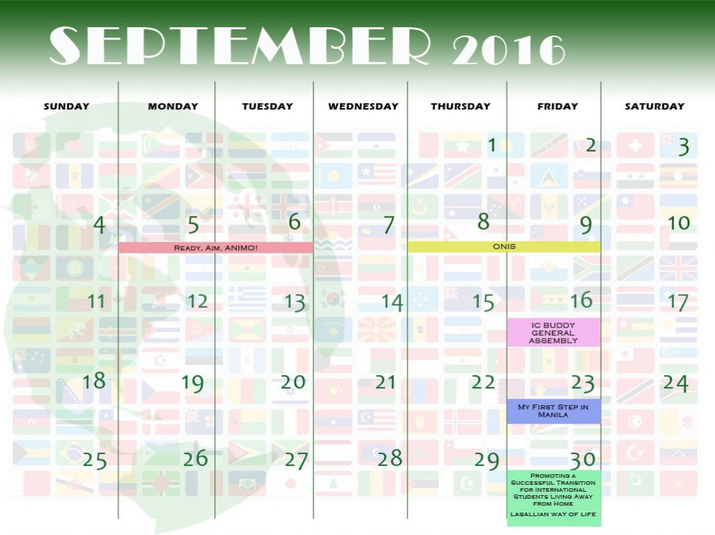activitiescalendart116172 De La Salle University