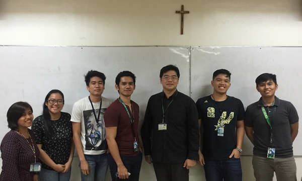 Prof. Chuang with the Graduate Students he handled during his stay as a Visiting Professor