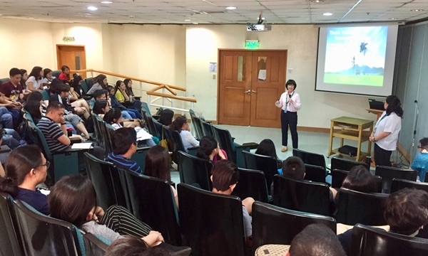 Dr. Ong During her talk on April 4, 2019 at Y-507 in DLSU