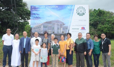 DLSU alumnus donates to DLSU Laguna gym construction
