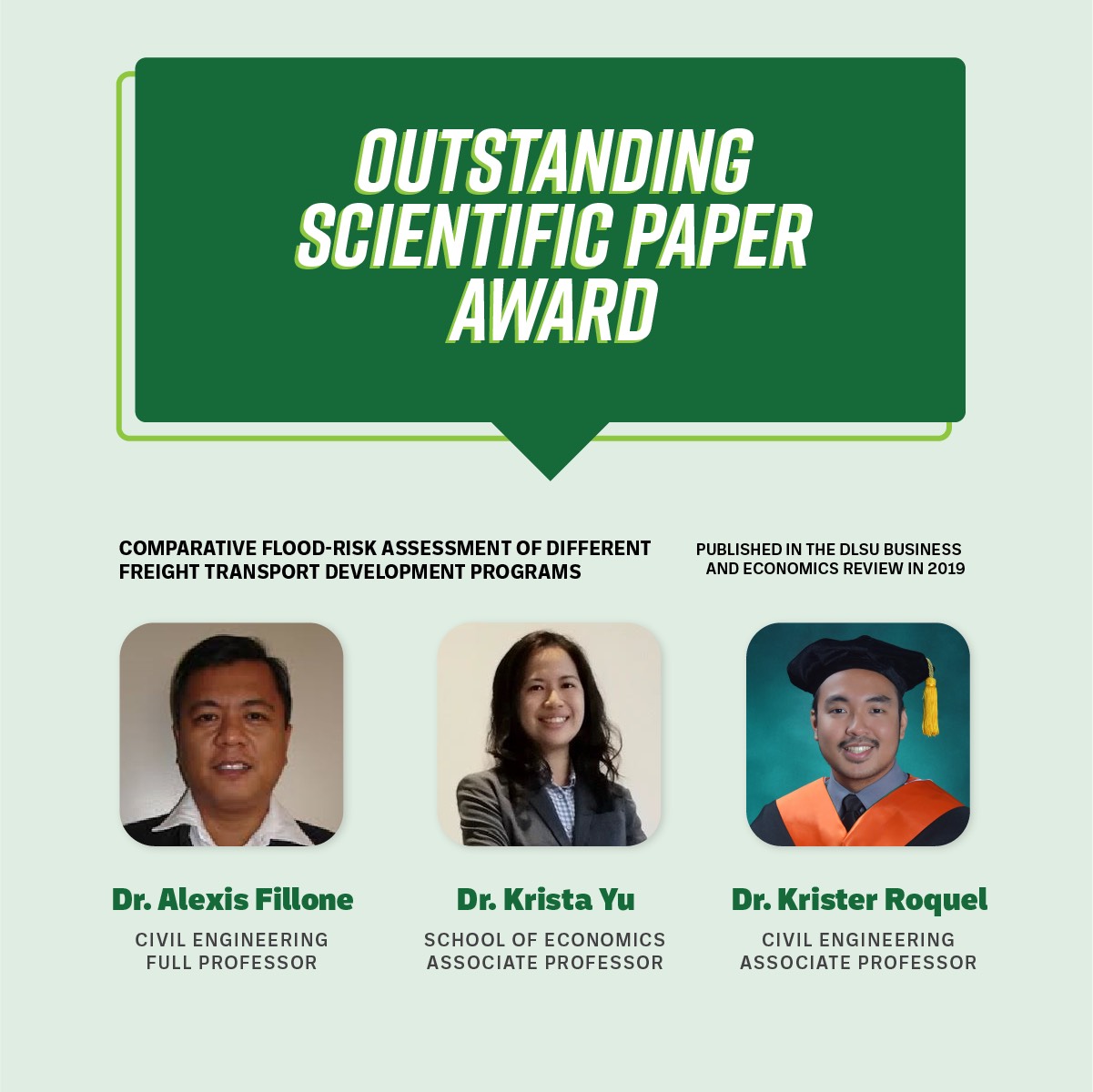 outstanding thesis award dlsu