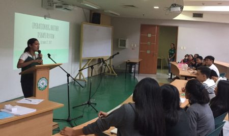 Grade 10 Public School Students Attend DSHAPE Review in DLSU