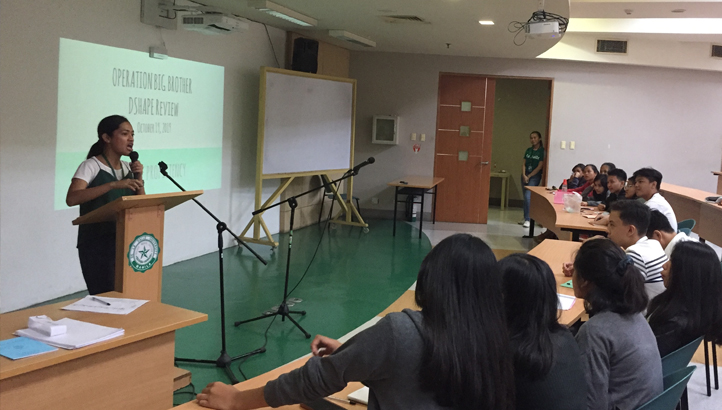 Grade 10 Public School Students Attend DSHAPE Review in DLSU