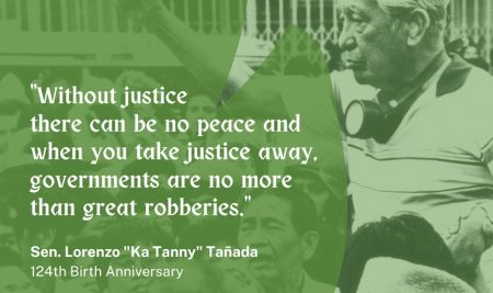 124th Birth Anniversary of a Lasallian patriot, nationalist and lawyer, Sen. Lorenzo “Ka Tanny” Tañada