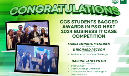 CCS students bagged awards in P&G Next 2024 Business IT Case Competition