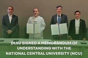 (DLSU) signed a Memorandum of Understanding with the National Central University (NCU)-thumb