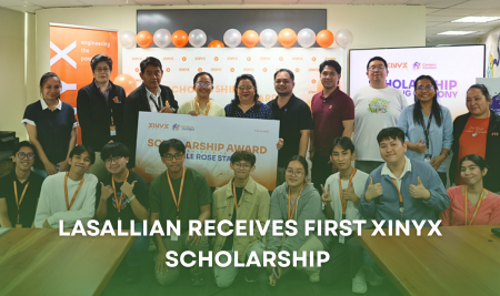 Lasallian receives first Xinyx scholarship