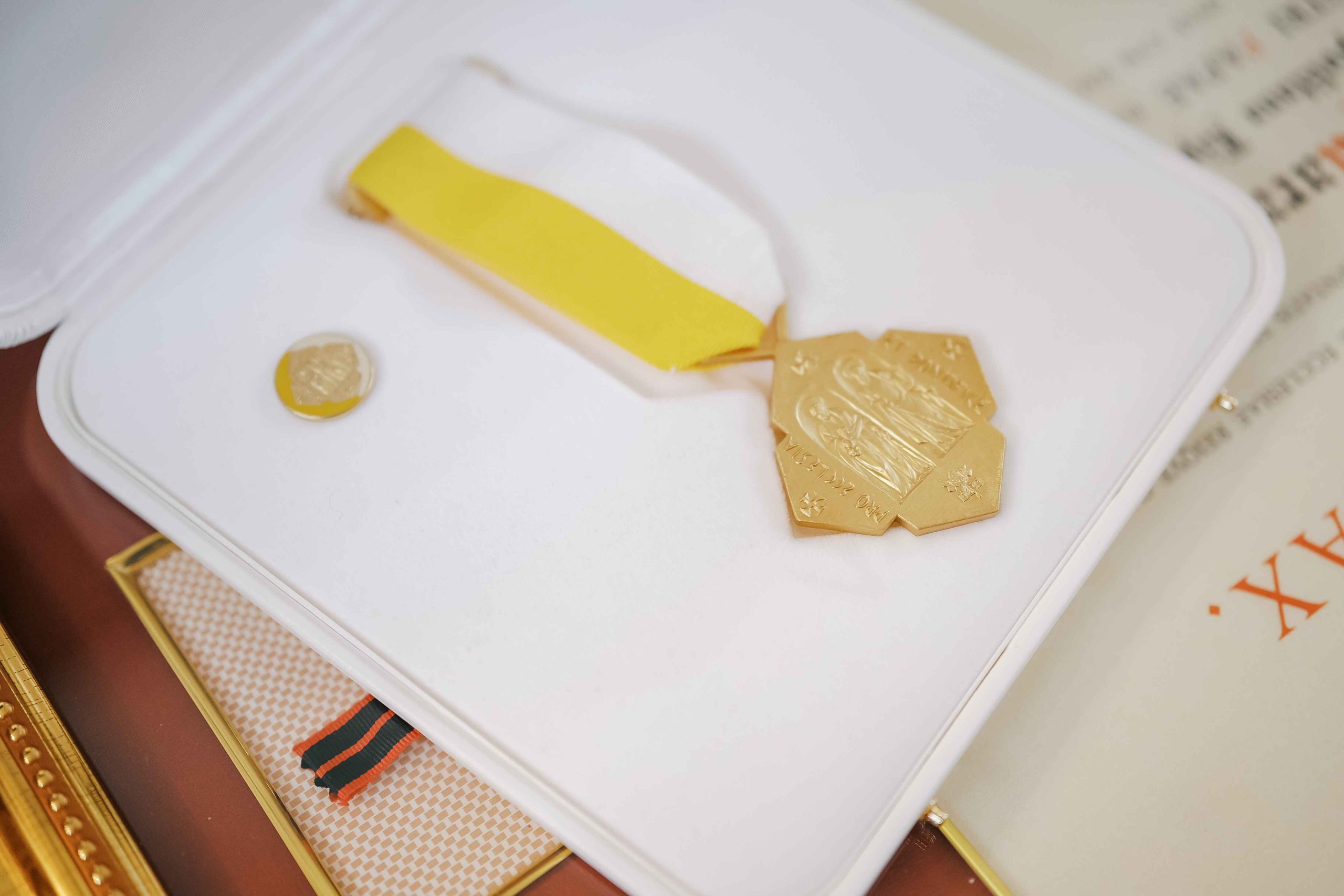 History professor receives Papal Award