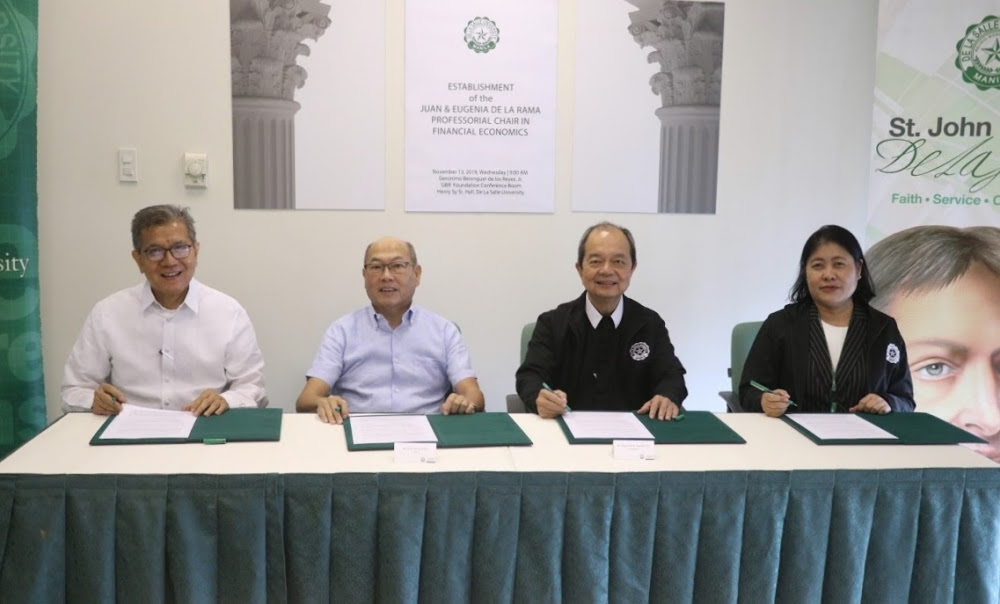 DLSU alumnus establishes professorial chair