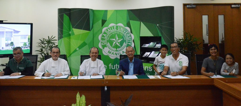 DLSU alumnus donates to DLSU Laguna gym construction